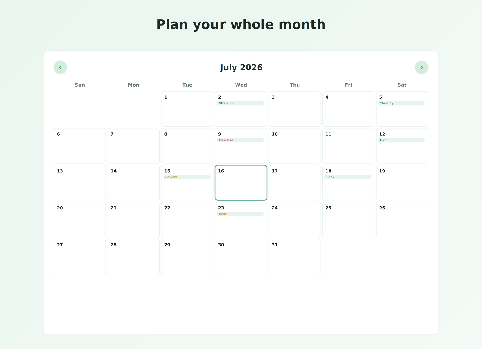 ADHD digital planner three-year calendar with monthly and weekly planning views for routines and goals
