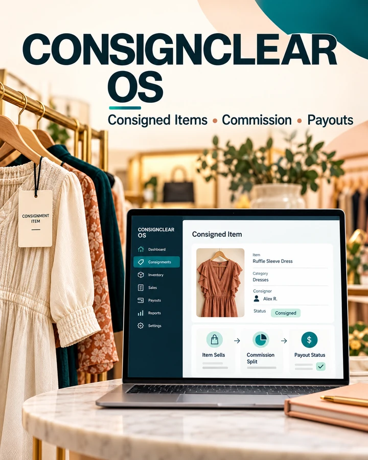 ConsignClear OS — Consignment Inventory & Payout Manager