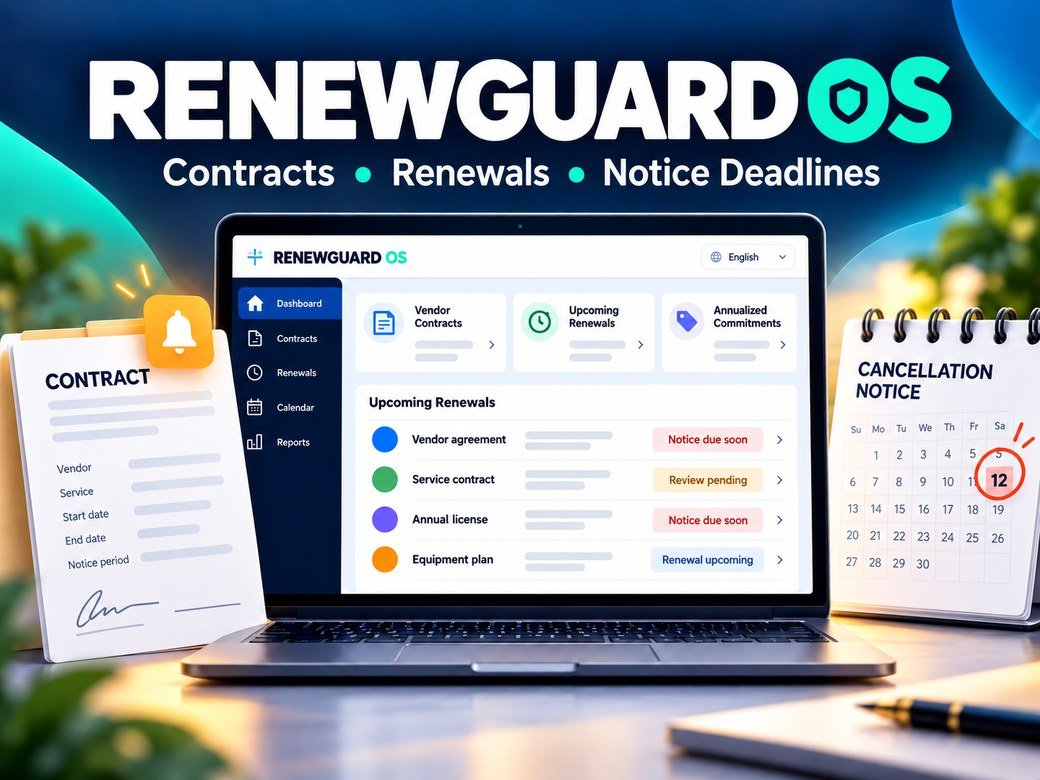 RenewGuard OS — Offline Contract Renewal Operating System